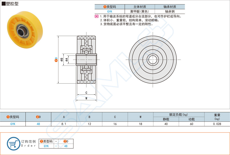 塑膠福來輪在揀選貨架的應(yīng)用方案