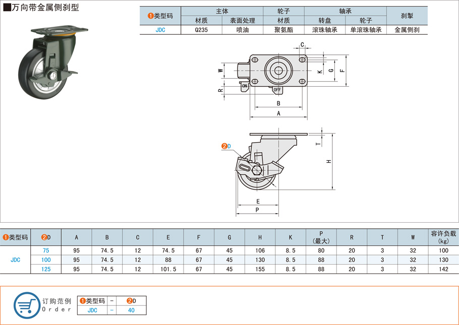 萬向帶金屬側(cè)剎型中載型腳輪在工具柜的詳細(xì)應(yīng)用