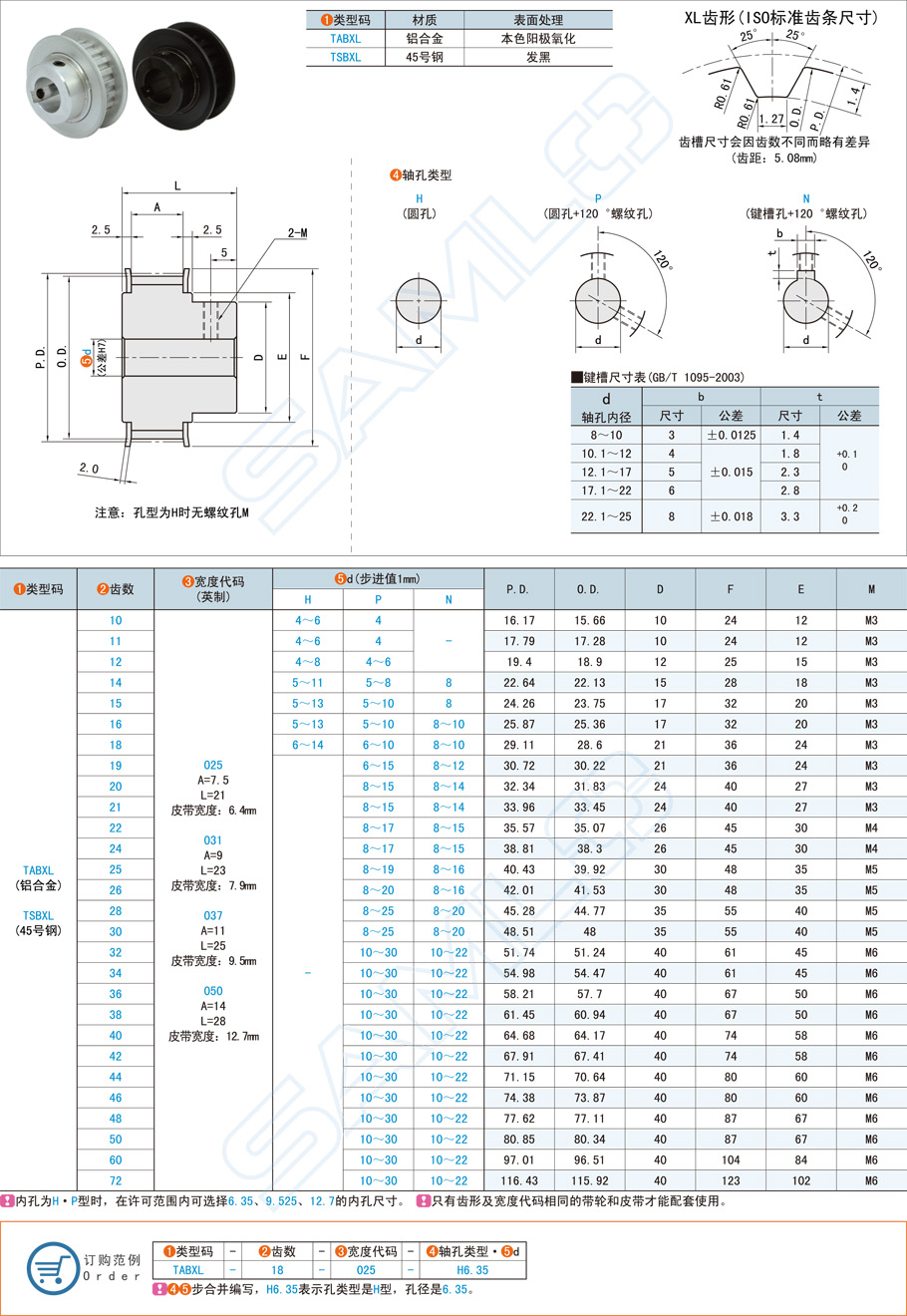 同步帶輪加工時(shí)螺絲孔需要注意事項(xiàng)