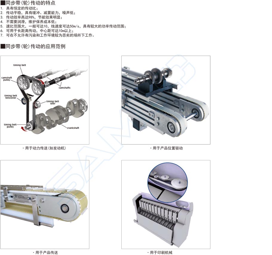 高扭矩同步帶輪-S2M·帶凸肩型作用與用途