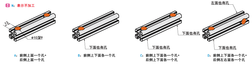 內(nèi)置連接件盲孔加工代碼