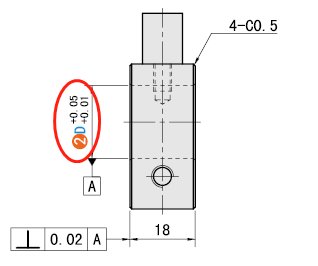 D（適配軸徑）