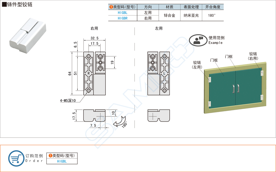 鑄件型鉸鏈在金屬門中的應(yīng)用