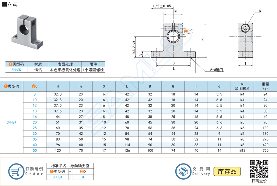 鑄鋁材料的導(dǎo)向軸支座有什么優(yōu)勢(shì)