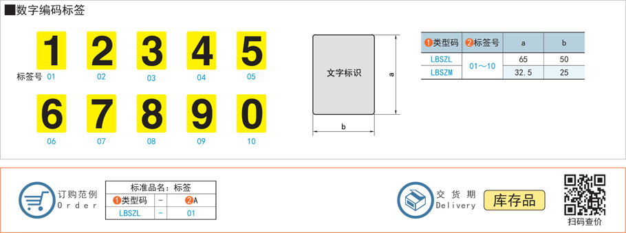 數(shù)字編碼標(biāo)簽貼紙規(guī)格參數(shù)尺寸材質(zhì)